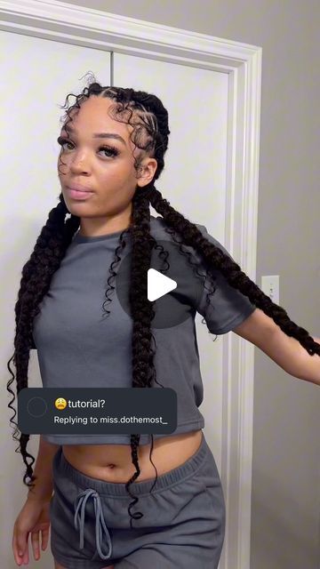 tyann| on Instagram: "Loc style tutorial   ________________ #reels #locs #locstyles" Quick Short Loc Styles For Women, Loc Styles Long Hair Women, Loc Styles With Marley Hair, High Ponytail With Locs, Adding Curly Hair To Locs, High Locs Ponytail, Locs With Flowers, Locs Bun Styles Updo, Chole Bailey Loc Styles