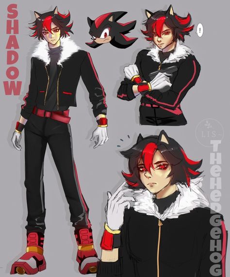 Shadow The Hedgehog Costume, Shadow Sonic As A Human, Sonic X Shadow Fanart Human, Human Sonic And Shadow, Shadow Symbol, Shadow Fan Art Human, Shadow As A Human, Shadow Fanart Human, Shadow The Hedgehog Outfit Ideas