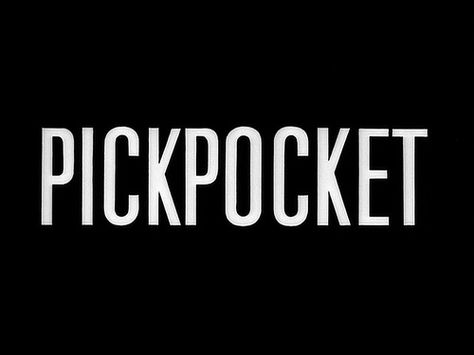 Pickpocket Aesthetic, Jack Evans, Rat Queens, Robert Bresson, Remy Lebeau, Kaz Brekker, Selina Kyle, Title Sequence, Movie Titles