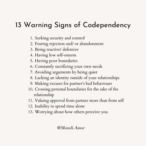 Signs Of Codependency, Healing From Codependency, Co Dependent Relationships, Codependency Healing Affirmations, What Is Codependency, Codependent No More Quotes, Co Dependency Quotes, Codependent Partner, Codependent Mother