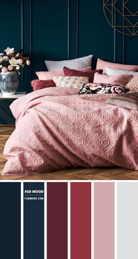 Bedroom Archives - Page 2 of 9 - Fabmood | Wedding Colors, Wedding Themes, Wedding color palettes Maroon Bedroom, Mauve Bedroom, Burgundy Bedroom, Navy Bedrooms, Wedding Color Palettes, Themes Wedding, Sophisticated Bedroom, Bedroom Colour Palette, Colors Wedding