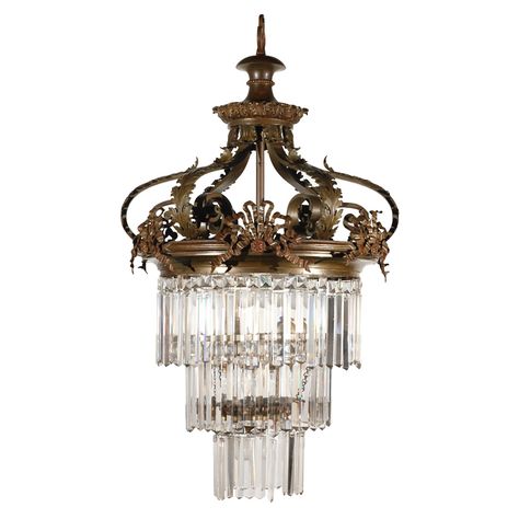 Chandelier Victorian, Victorian Chandelier, Candelabra Chandeliers, Flower Chandelier, Bronze Chandelier, Art Deco Chandelier, Tiffany Lamps, Chandelier For Sale, Antique Lighting