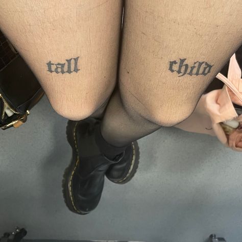 First Love Late Spring Tattoo, Mitski Inspired Tattoo, Scott Street Tattoo, Outside Knee Tattoo, Short Phrases Tattoo, Mitski Tattoo Ideas, Alex G Tattoo, Mitski Tattoo, Boygenius Tattoo