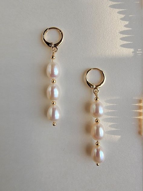 Drop earrings simple