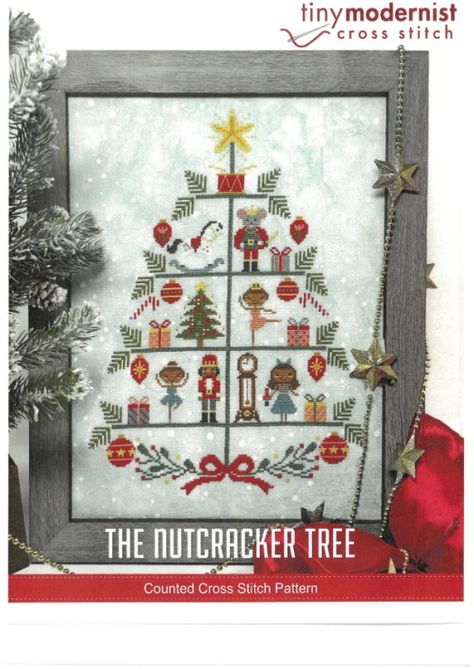 Nutcracker Cross Stitch, Nutcracker Tree, Cross Stitch Gallery, Needlecraft Patterns, Mouse King, Cross Stitch Christmas, Nutcracker Ornaments, Cross Stitch Tree, Stitch Christmas