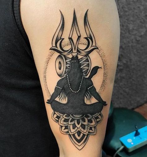 Trending Mahadev Tattoo | Lord Shiva Tattoo. - African Dresses, Ankara Styles, Tattoos, Nails, Necklaces. Tattoo Designs Cover Up Arm, Mahadev Tattoo On Chest, Sivan Tattoo Designs Hand, Mahadev Tattoo Designs For Men Arm, Tamil Tattoo For Men, Shiva Tattoo Design For Men Arm, Shivji Tattoo Design, Sivan Tattoo Designs, Siva Tattoo Designs