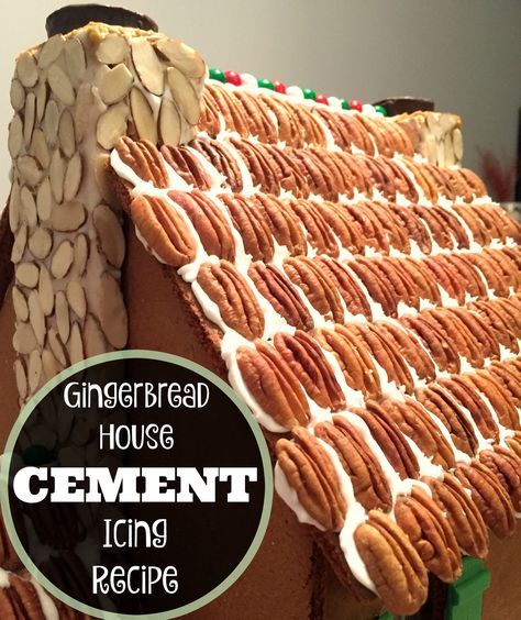 Icing Glue Recipe, Sugar Glue Recipe, Glue Recipe, Gingerbread House Icing, Gingerbread Icing, Homemade Gingerbread House, Gingerbread Reindeer, Cool Gingerbread Houses, Gingerbread House Recipe