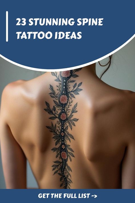 23 Stunning Spine Tattoo Ideas Gladiolus Back Tattoo, Vertebral Column Tattoo, Middle Of Back Tattoo For Women, Chakra Spine Tattoos For Women, Geometric Spine Tattoo, Middle Of Back Tattoo, Anatomy Tattoo, Spine Tattoo Ideas, Spine Tattoos For Women