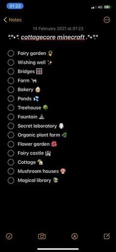 Cute Minecraft Survival Builds, Cottage Ore Minecraft House, Minecraft Goblincore Ideas, Minecraft Magical Builds Tutorial, Stuff To Build In Minecraft List, Minecraft Quest Ideas, Minecraft Rp Ideas, Minecraft Village Ideas List, Minecraft Wishing Well Ideas