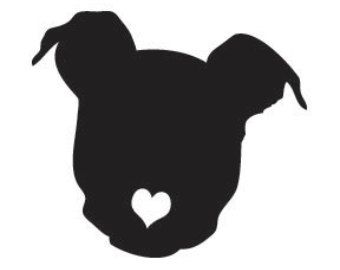 Pit Bull Drawing, Pitbull Silhouette, Pitbull Tattoo, Diy Stencils, Dog Table, Dogs Stuff, Bull Tattoos, Cat Tat, Dog Business