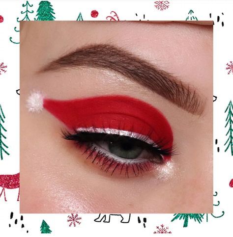 Nutcracker Makeup Ideas, Nutcracker Makeup, Eye Makeup Christmas, Holiday Makeup Christmas, Simple Holiday Makeup, Makeup Looks Winter, Holiday Eye Makeup, Christmas Makeup Simple, Gift Exchange Ideas