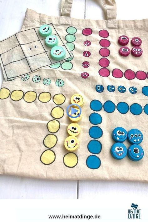 Make Your Own Game, Make A Game, Childrens Games, Childrens Birthday Party, Diy Games, Fun Crafts For Kids, Rock Crafts, Diy Toys, 3 In 1