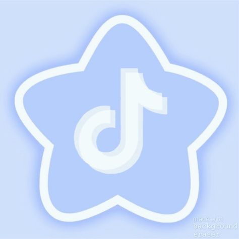 Blue Star App Icon, Blue Tiktok Icon, Customize Ipad, Background Eraser, Mobile App Icon, Light Blue Aesthetic, Iphone Home Screen Layout, Cute App, Ios App Icon Design