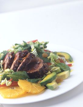 Island Pork Tenderloin Salad Island Pork Tenderloin, Pork Tenderloin Salad, Pork Chili, Pork Salad, Pork Tenderloin Recipes, Stuffed Pork Tenderloin, Pork Tenderloin, Real Food, Soup And Salad