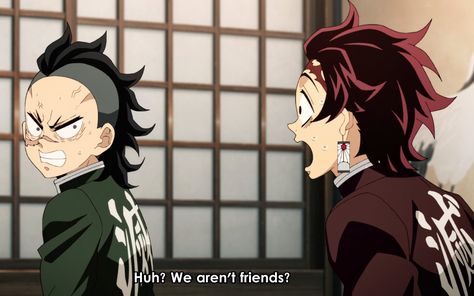 Genya And Tanjiro, Infinity Castle, Genya Shinazugawa, Kny Oc, Tanjiro Kamado, Gay Marriage, Hot Spring, Lil Baby, Episode 3