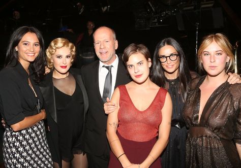 Pin for Later: Bruce Willis and Demi Moore Celebrate Rumer's Broadway Debut as a Family Willis Family, Emma Heming, Richard Thomas, Rumer Willis, Jean Reno, Robert Kardashian, Mia Farrow, Misty Copeland, Ashton Kutcher