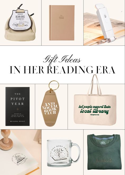 Cute gifts for the book lover, gift ideas for the reader, book club gift ideas, reader gifts, holiday gift guide Book Club Hostess Gift, Gifts For Readers Book Lovers, Book Club Gifts, Author Gifts, Literature Gifts, Budget Friendly Gift, Raffle Baskets, Bookclub Gifts, Reading Gifts