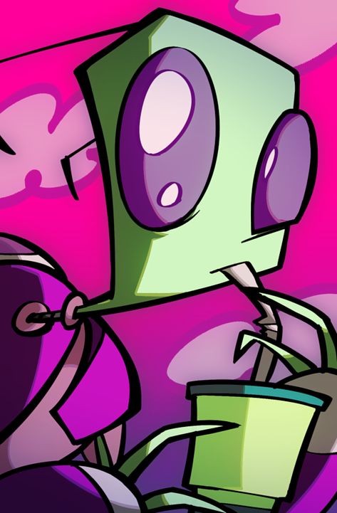 Tallest Purple, Scott Pilgrim Comic, Invader Zim Characters, Invader Zim, Scott Pilgrim, Kids Shows, Green Man, Ship Art, Hazbin Hotel