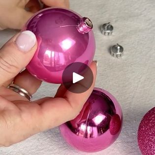 Lantern Filled With Ornaments, Hometalk Diy Projects Christmas, Hot Glue Christmas Ornaments, Christmas Tree Made From Ornaments, Diy Round Ornaments, Decorating Christmas Balls, Large Ornaments Diy, Christmas Dye Ideas, Christmas Bulbs Decorations Ideas