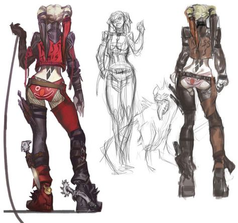 Harley Quinn Character Designs Concept Art - Injustice : Gods Among Us (PS3/Xbox 360/Wii U) Harley Quinn Comic, Cute Pants, Harley Quinn Art, Wii U, Detective Comics, Joker And Harley Quinn, Cthulhu, Arte Fantasy, Superhero Art