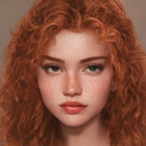 Character Inspiration Girl, Hope Art, Ginger Girls, Online Quiz, Digital Portrait Art, Face Characters, Model Face, My School, Increase Sales