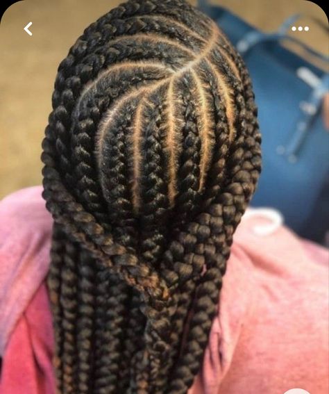 Large Layered Feed In Braids, Corn Row Box Braids Black Women, 30 Something Outfits, Braided Hairstyles For Black Women Box Braids, Cornrow Ideas Natural Hair, Medium Feed In Braids, 5 Feed In Braid Styles, Cornrow Designs For Women, Cornrolls Hairstyles Braids For Women