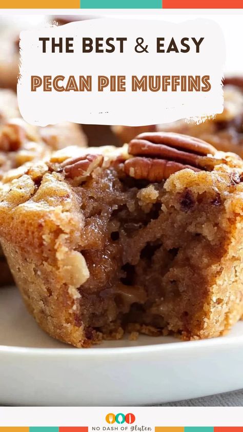 Craving pecan pie but short on time? These easy Pecan Pie Muffins have all the flavor with none of the fuss! Perfectly caramelized tops and a soft, nutty center make them irresistible. Save this recipe for a cozy, crowd-pleasing treat! Trisha Yearwood Pecan Pie Muffins Recipe, Small Batch Pecan Pie, Easy Pecan Bread, Leftover Pecan Pie Recipes, Recipes With Pecans Healthy, Pecan Pie Muffins Easy, Pecan Meal Recipes, Pecan Pie Muffins Trisha Yearwood, Healthy Pecan Desserts