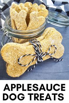 Homemade Dog Treats With Pumpkin And Applesauce, Homemade Dog Treats Without Flour, How To Make Dog Treats Recipes Homemade, Super Easy Dog Treats, Peanut Butter Free Dog Treats, Sweet Treats For Dogs, Puppy Snacks Homemade, Diy Dog Biscuits Healthy, Cheap Dog Treats Homemade