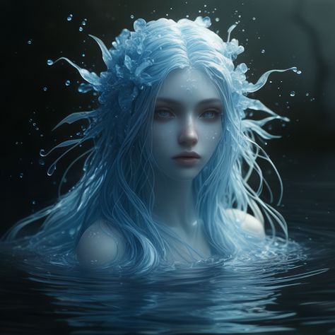 C.C Harper - Writer's Lounge: The World of Water Sprites: Myths, Legends, and Cu... Folklore Characters, Water Sprite, Water Fae, Ovid Metamorphoses, Enchanted Party, Fae Art, Water People, Modern Fantasy, Fantasy Novels