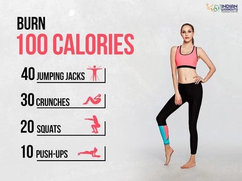 Burn 100 Calories, Calorie Workout, 100 Calorie, Lose Arm Fat, Weight Changes, Trening Fitness, At Home Workout Plan, Smart Things, 100 Calories