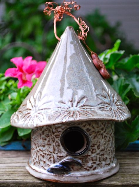 cpcarlsonpottery Ceramic Bird Houses Pottery, Clay Bird Houses Pottery, Clay Birdhouses Ideas, Pottery Birdhouse, Clay Birdhouse, Pottery Bird Houses, Ceramic Bird Houses, Clay Bird Houses, Ceramic Bird Bath