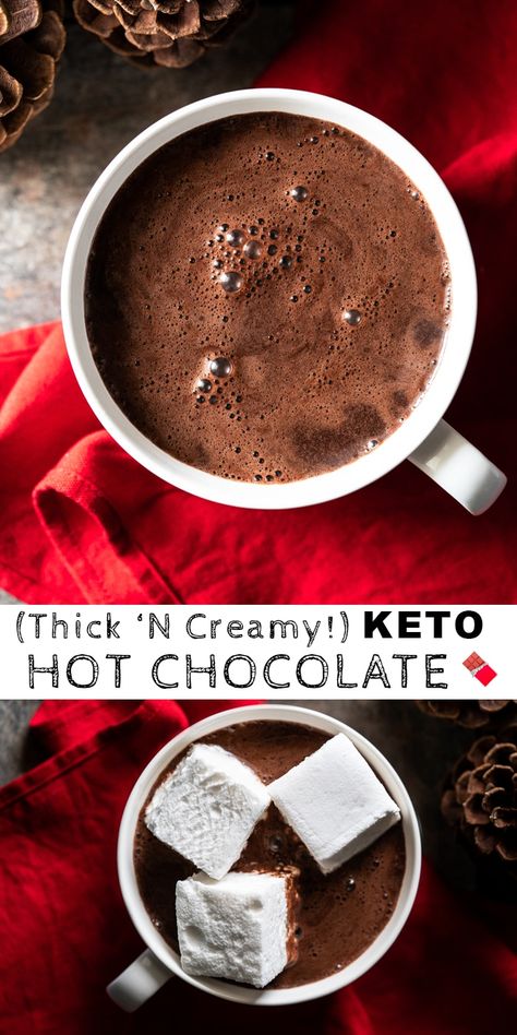 Paleo Hot Chocolate, Keto Dairy Free, Keto Hot Chocolate, Keto Dairy, Diet Lunch, Medicine Tips, Low Carb Drinks, Dairy Free Paleo, Keto Friendly Desserts