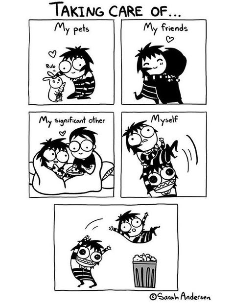 Sarah Andersen Sarah Anderson Comics, Cassandra Calin, Sarah's Scribbles, Sarah Andersen, Sarah Anderson, 4 Panel Life, Funny Comic Strips, Comics Memes, Memes Humor