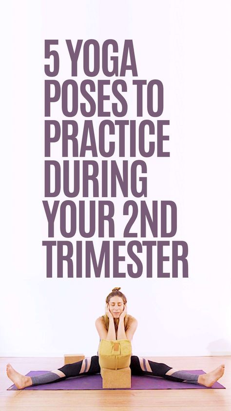 There’s so much to worry about during pregnancy but yoga shouldn’t be one. Here are 5 things to avoid and 5 things to do in second trimester yoga classes. 2nd Trimester Yoga Poses, 2nd Trimester Yoga, Prenatal Yoga Second Trimester, Pregnancy Yoga Second Trimester, Second Trimester Yoga, Yin Sequence, Yoga For Two, Stretches Yoga, Yoga For Pregnant Women