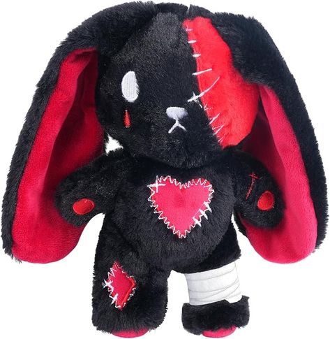 Amazon.com: WeightedPlush Halloween Goth Bunny Plush Rabbit Stuffed Animal, Creepy Smile Angry Bunny Plushie Toy Horror Bunny Stuffed Animal for Fans Easter Christmas Birthday Gift : Toys & Games Horror Bunny, Angry Bunny, Goth Bunny, Creepy Stuffed Animals, Rabbit Stuffed Animal, Bunny Stuffed Animal, Creepy Smile, Creepy Horror, Bunny Plush