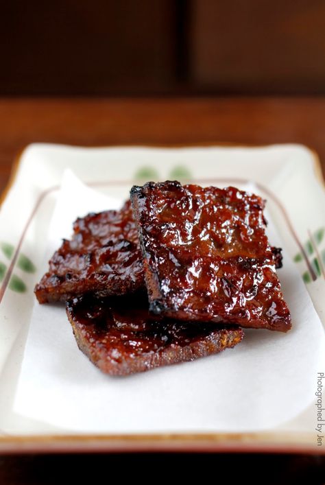 Bacon Jerky, Pork Jerky, Chinese Bbq Pork, Jerky Recipes, Chinese Cooking Recipes, Charcuterie Recipes, Malaysian Food, Chinese Dishes, Cooking Turkey