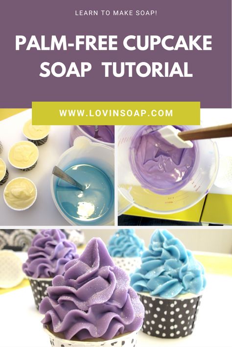 Soap Frosting, Homemade Cold Process Soap, Soap Cupcakes, Natural Soaps Recipes, How To Make Soap, Savon Diy, Easy Soap Recipes, Diy Soap Recipe, Handmade Soap Recipes