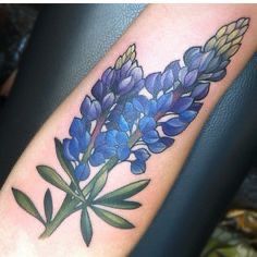 Bluebonnets Tattoo, Bluebonnet Tattoos, Bluebonnet Tattoo, Bluebonnets Texas, Nashville Tattoo, Tribute Tattoo, Texas Tattoo, Thistle Tattoo, Texas Tattoos