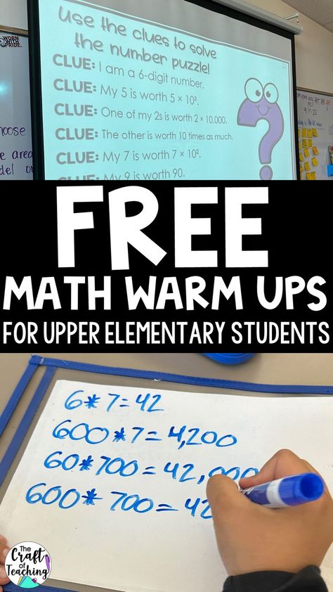 Place Value Games, Summer Preschool Activities, Easy Math, Math Activities Elementary, Upper Elementary Math, Fifth Grade Math, Daily Math, Number Puzzles, Fun Math Games