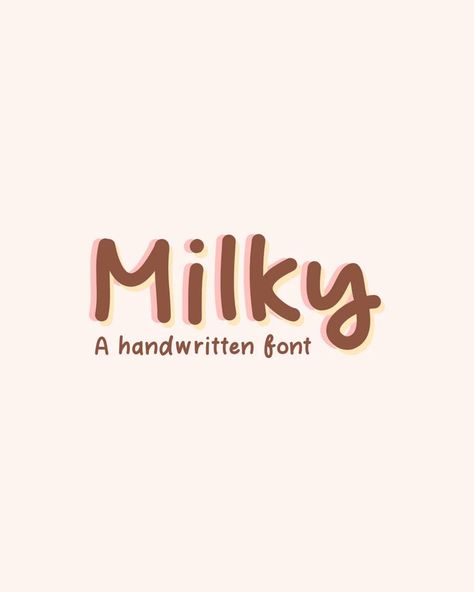 Milky Handwritten Font, Neat handwriting font for note-taking, study notes, GoodNotes font Fonts To Draw, Copy And Paste Fonts, Notes Goodnotes, Cute Fonts Alphabet, Cool Handwriting Fonts, Boho Fonts, Free Handwritten Fonts, English Fonts, Neat Handwriting