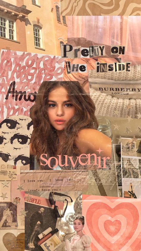 Souvenir Selena Gomez, Pastel Rose Wallpaper, Souvenir Aesthetic, Selena Gomez Pink, Selena Gomez Poster, Selena Gomez Wallpaper, Selena Gomez Album, Selena And Taylor, Selena Gomez Photoshoot