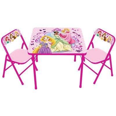 Kids Only Princess The True Princess Within Kids Square Activity Table Set Princess Table, Princess Activities, Disney Princess Room, Kids Table Chair Set, Disney Furniture, Disney Princess Party, Activity Table, Kids Table And Chairs, Sofia The First