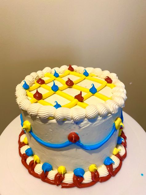 Clowncore Decor, Kidcore Cake, Clown Bedroom Aesthetic, Clown Birthday Party, Clown Birthday, Clown Desserts, Clown Cake Ideas, Clown Birthday Party Ideas, Silly Cakes