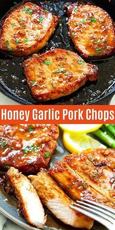 Baked Boneless Pork Chops, Honey Garlic Pork, Garlic Pork Chops, Boneless Pork Chop Recipes, Honey Garlic Pork Chops, Easy Pork Chops, Easy Pork Chop Recipes, Pork Chop Recipes Baked, Pork Chop Dinner