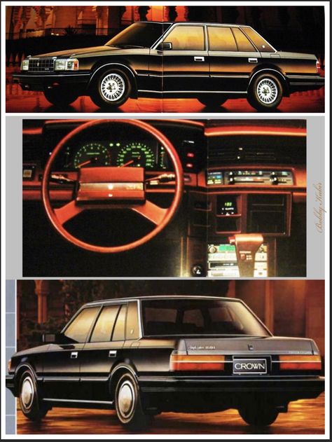 1985 Toyota Crown ~ 7th Generation (S120) ~ Royal Saloon 2.8i Import version, Japan 🇯🇵 Toyota Crown Royal Saloon, Toyota Crown, Toyota Carina, Car Artwork, Racing Posters, Crown Royal, Cool Halloween Costumes, Japanese Cars, Arcade Games