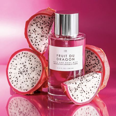 Fruit Perfumes, Hair And Body Mist, Dragon Hair, Coconut Fragrance, Fruit Du Dragon, Body Butters Recipe, Perfume Collection Fragrance, Fancy Makeup, Perfume Scents