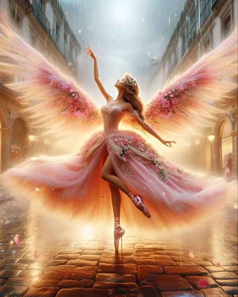 Female Angels, Angel Pic, Pink Angel Wings, Girly Illustration, Pink Energy, Fairy Realm, Feather Chandelier, Sparkle Outfit, Celtic Goddess