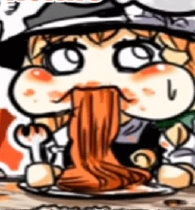 This is me eating spaghetti (i love spaghetti) Eating Spaghetti, Touhou Anime, Anime Wall Art, Character Development, Funky Art, I Don't Know, Reaction Pictures, Cute Icons, Mood Pics