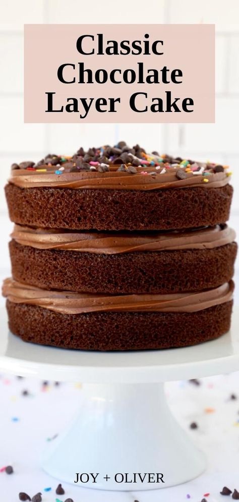 Sturdy Chocolate Cake For Stacking, Stackable Chocolate Cake Recipe, 3 Layer Chocolate Cake Birthday, 3 Layer Chocolate Cake, Chocolate Layer Cake Filling, Chocolate Drizzle Cake, Dessert Auction, Three Layer Chocolate Cake, Layered Chocolate Cake