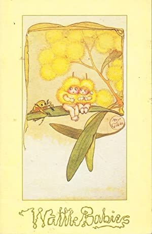 Wattle Babies - AbeBooks Gumnut Babies, May Gibbs, Fairy Pictures, Vintage Fairies, Flower Fairies, Australian Art, Vintage Children's Books, Fairy Art, Australian Artists